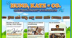 Desktop Screenshot of fuer-hund-und-katz.de